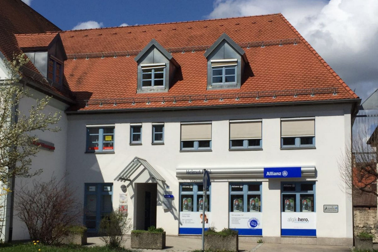 Ein Allianz-Versicherungsbürogebäude