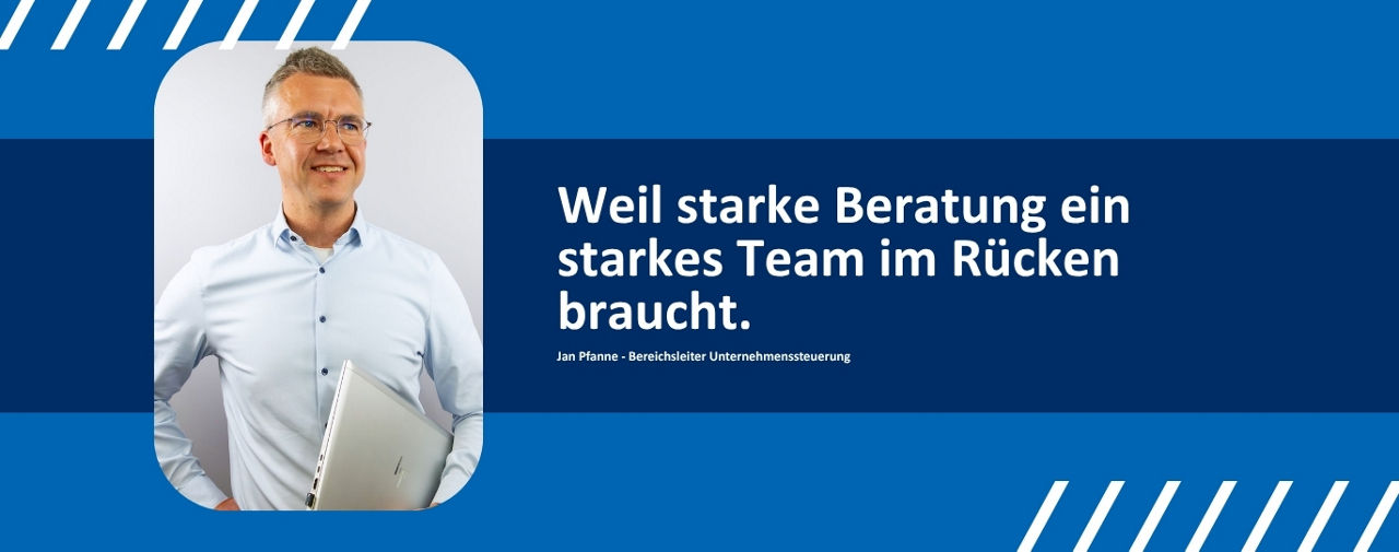 Jan Pfanne - Bereichsleiter Unternehmenssteuerung
