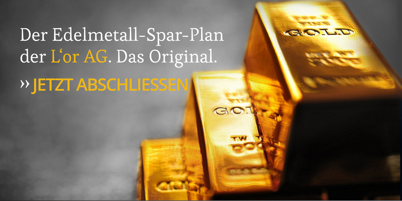 Barren des Edelmetall-Sparplans