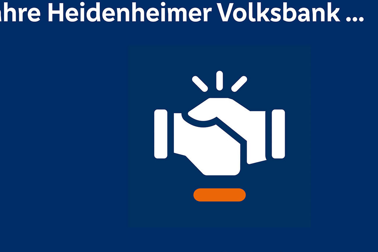 160 Jahre Heidenheimer Volksbank. Einfach mal DANKE sagen.