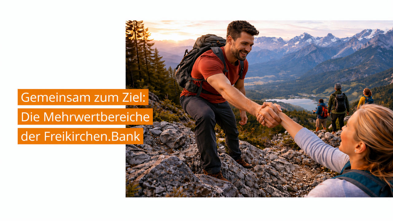 Wanderer gibt einer Frau die Hand und hilft ihr beim Erklimmen eines Berges
