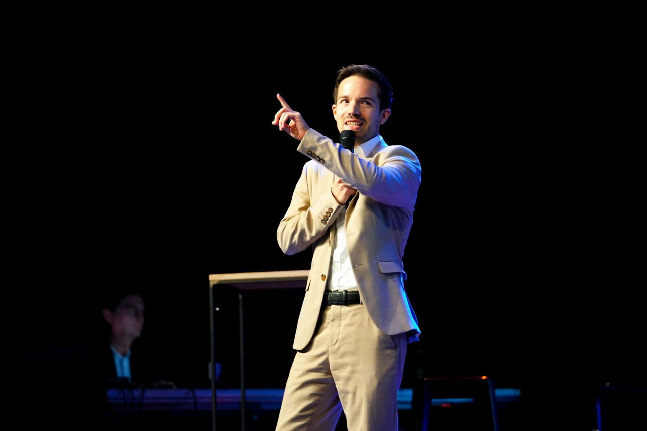 Martin Eberle auf der Bühne
