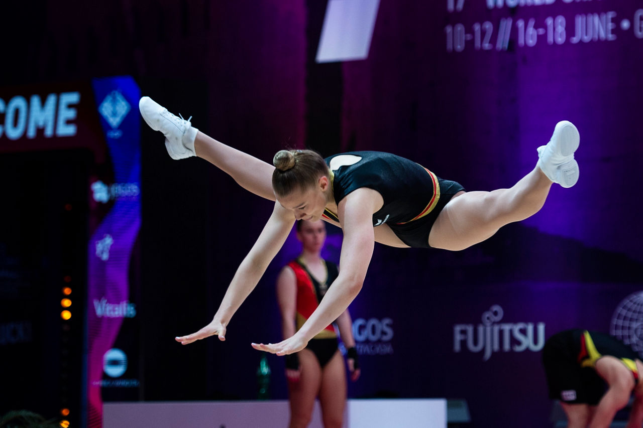 Charlotte Densch in Aktion