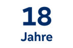 Schriftzug 18 Jahre