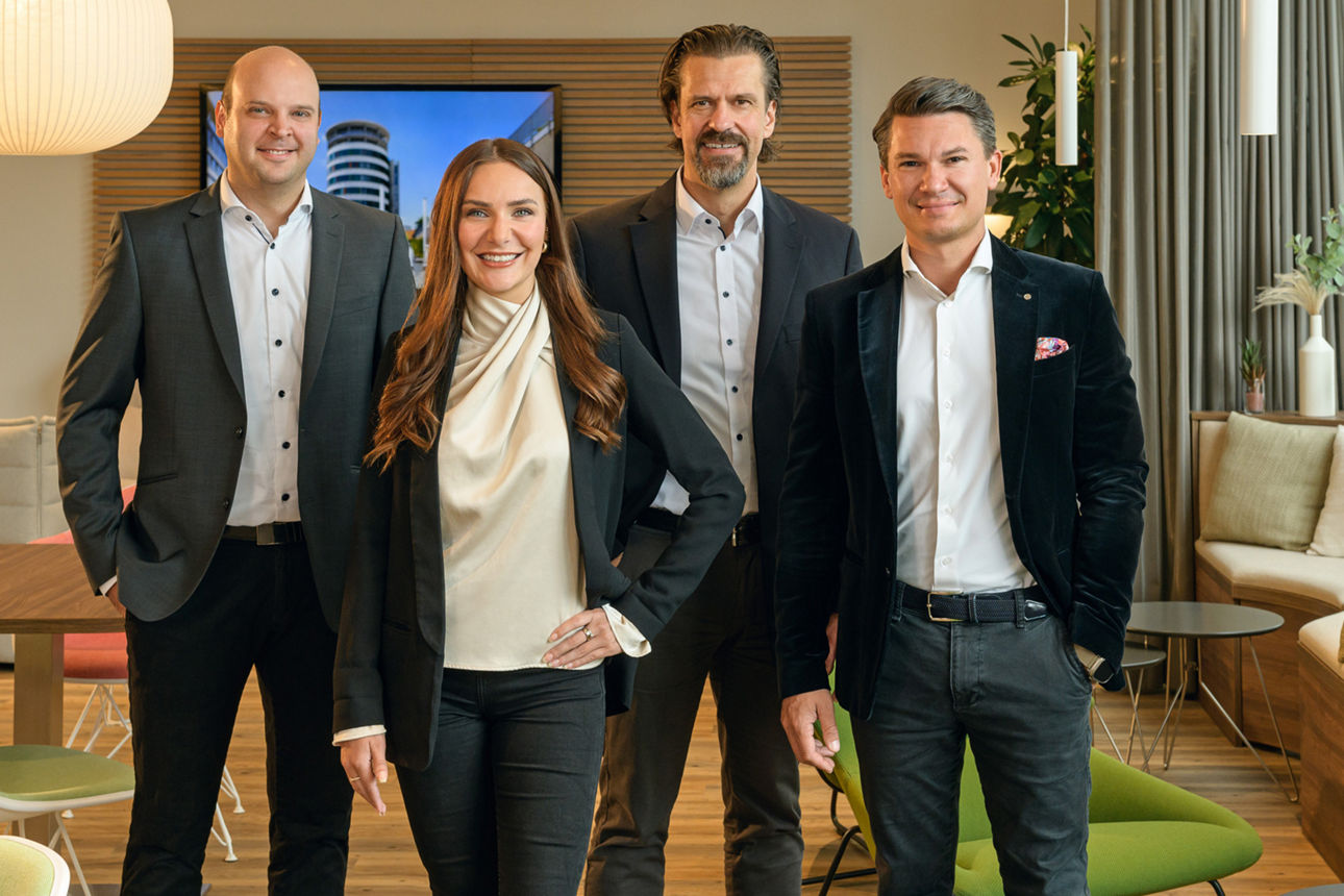 Vertriebsteam Foto : 4 Leute