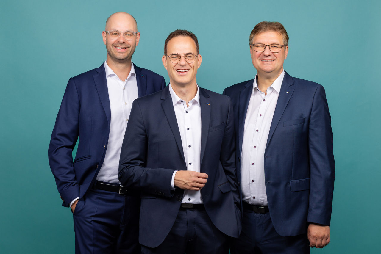 Vorstand der VR Bank Fulda eG v.l.: Sebastian Emmert, Torsten Hopf, Thomas Sälzer