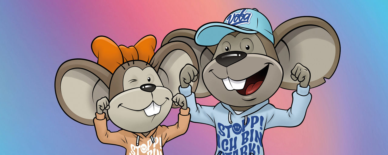 Hanni und Manni sportlich gekleidet