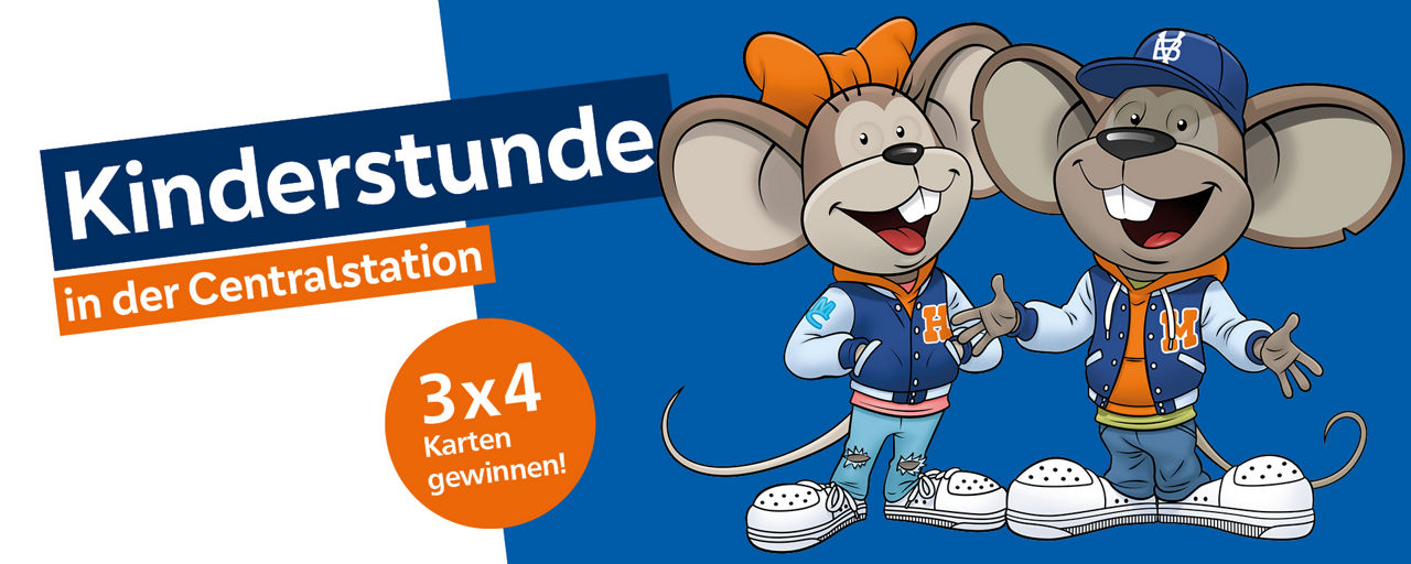 Graphik Hanni und Manni und die Kinderstunde in der Centralstation