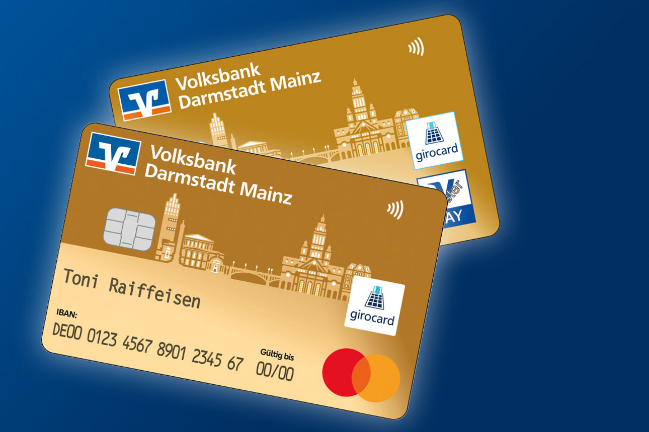 girocard der Volksbank Darmstadt Mainz