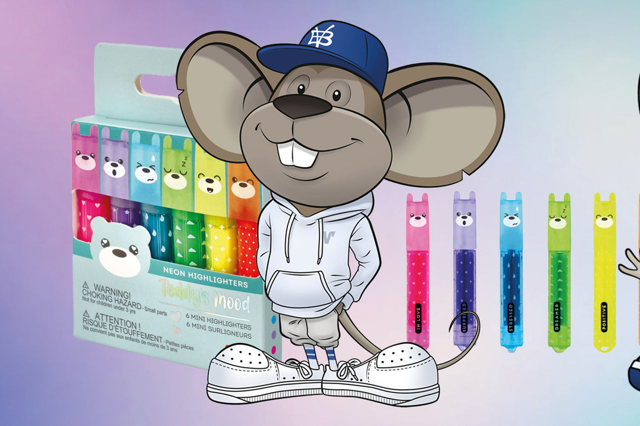 Hanni und Manni mit Legami-Textmarkern