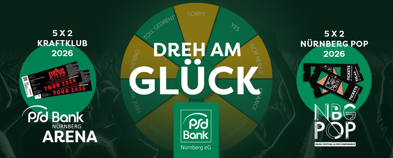 Dreh am Glück auf dem Nürnberg Pop 