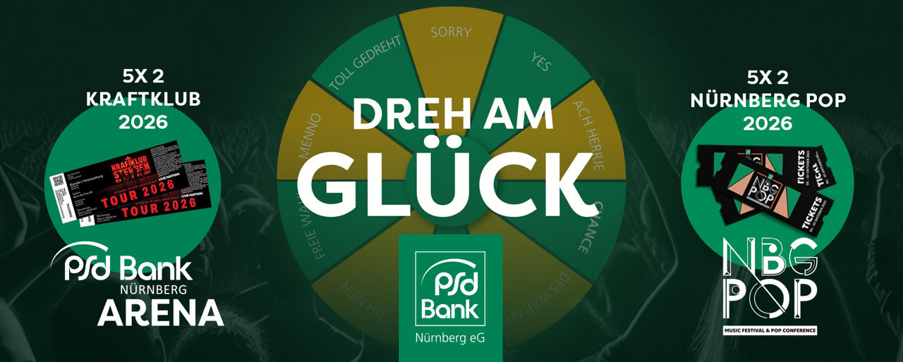 Dreh am Glück auf dem Nürnberg Pop 