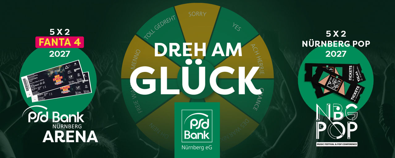 Dreh am Glück auf dem Nürnberg Pop 