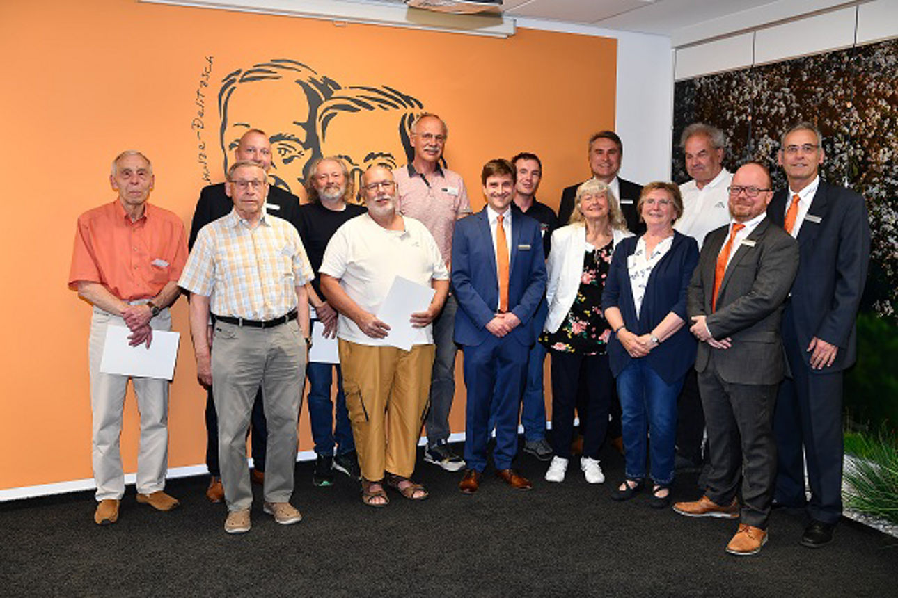 Foto der Jubelaren der Budenheimer Volksbank eG