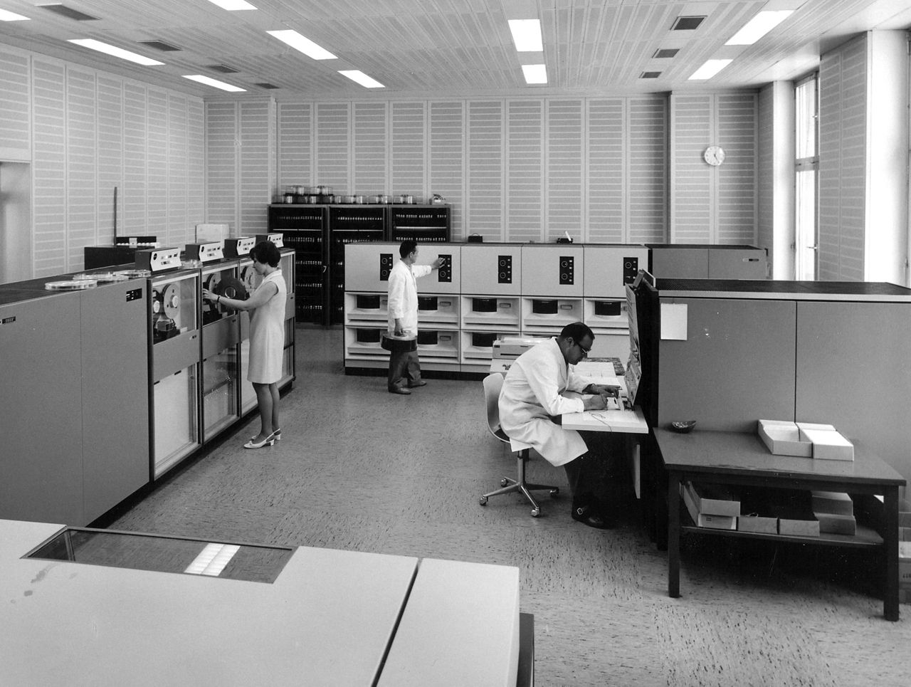 Historisches Bild Serverraum