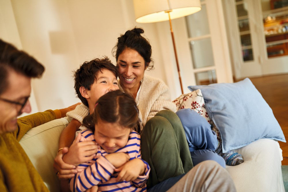 Eine glückliche Familie