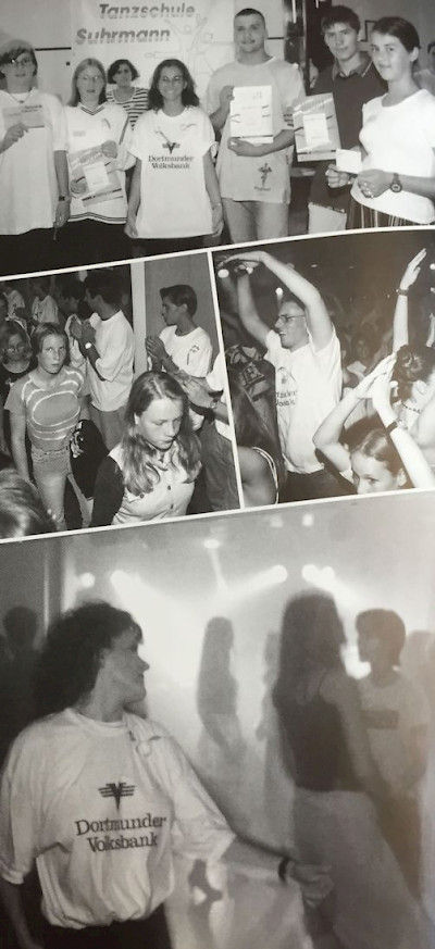 Fotografie während einer size party