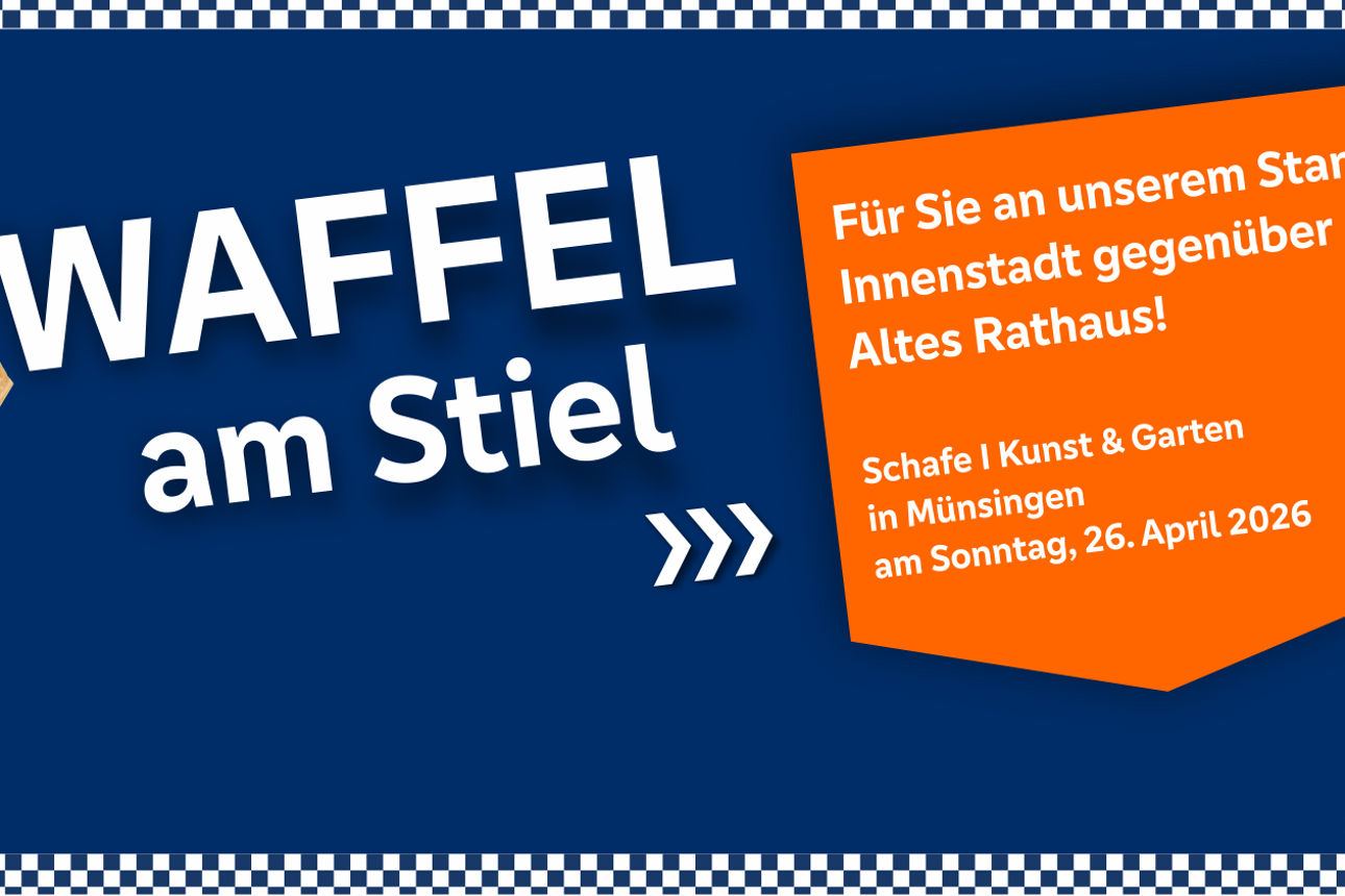 Bild mit Text Waffel am Stiel am 26.04.2026