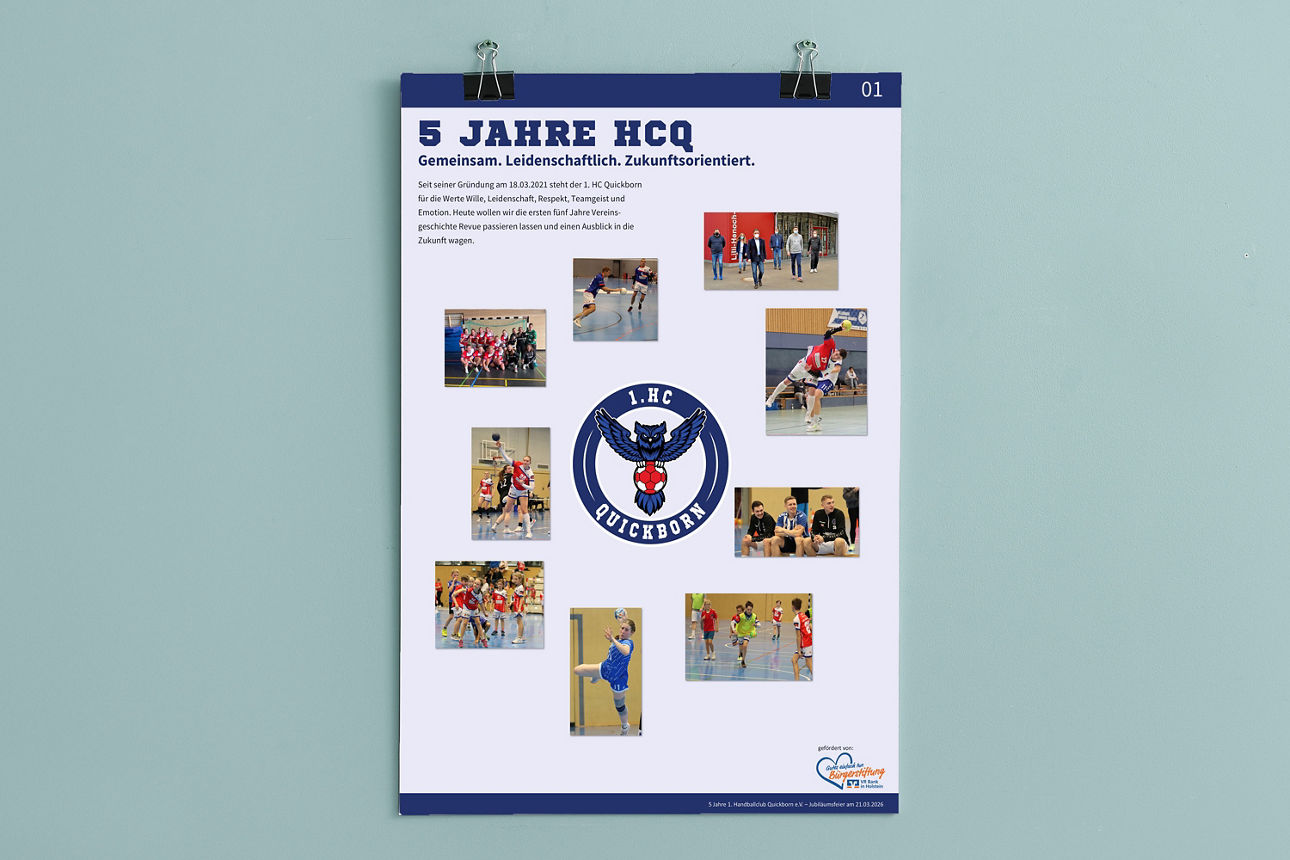 Poster „5 Jahre HCQ“