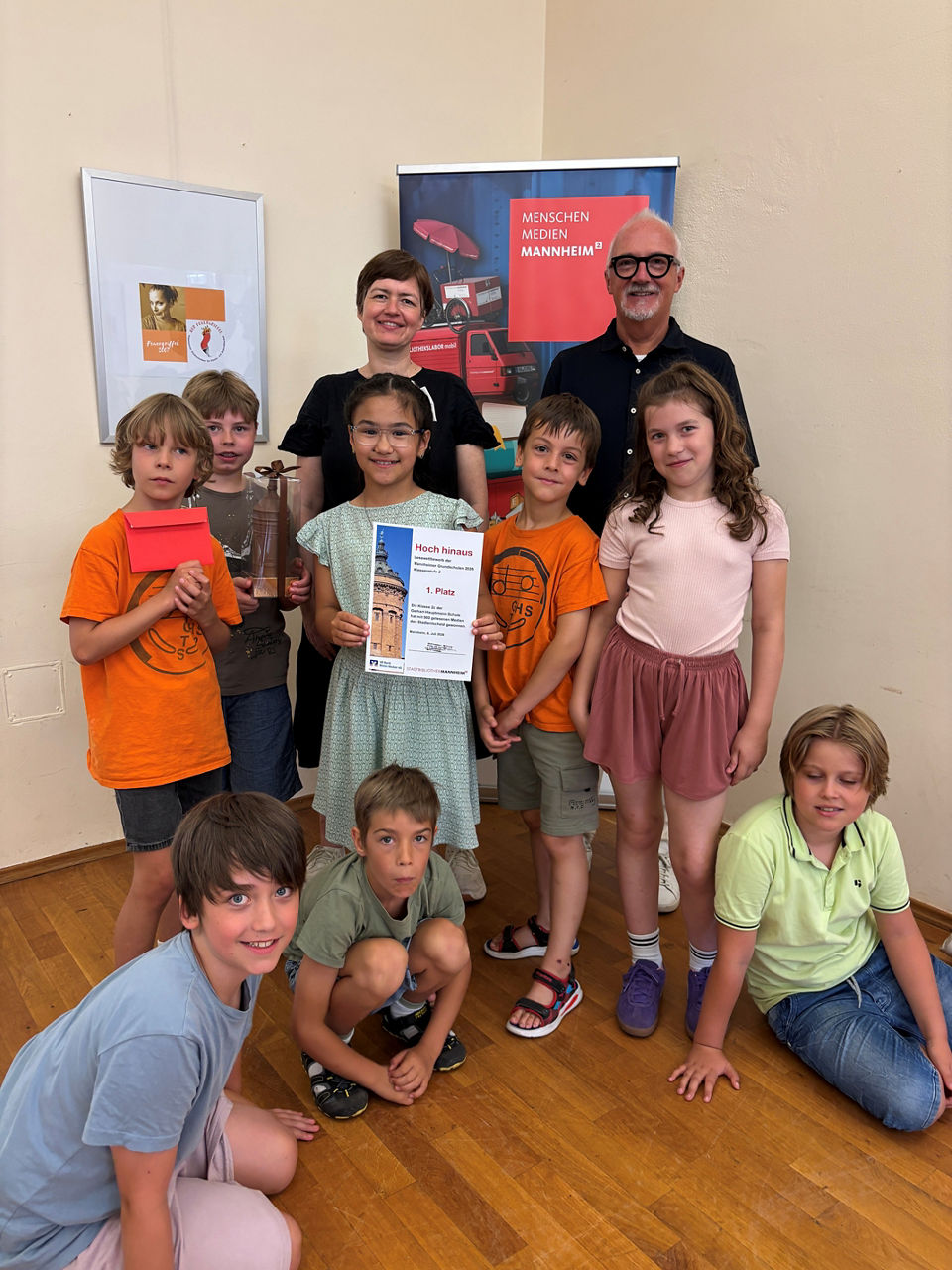 1 Platz Klasse 2c, Gerhart Hauptmannschule