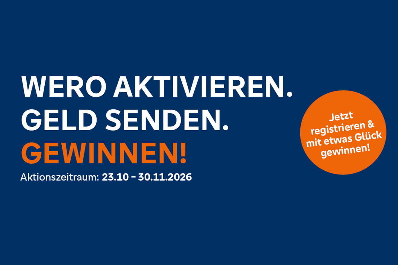 wero aktivieren, geld senden und Gewinnen
