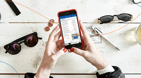Smartphone in der Hand