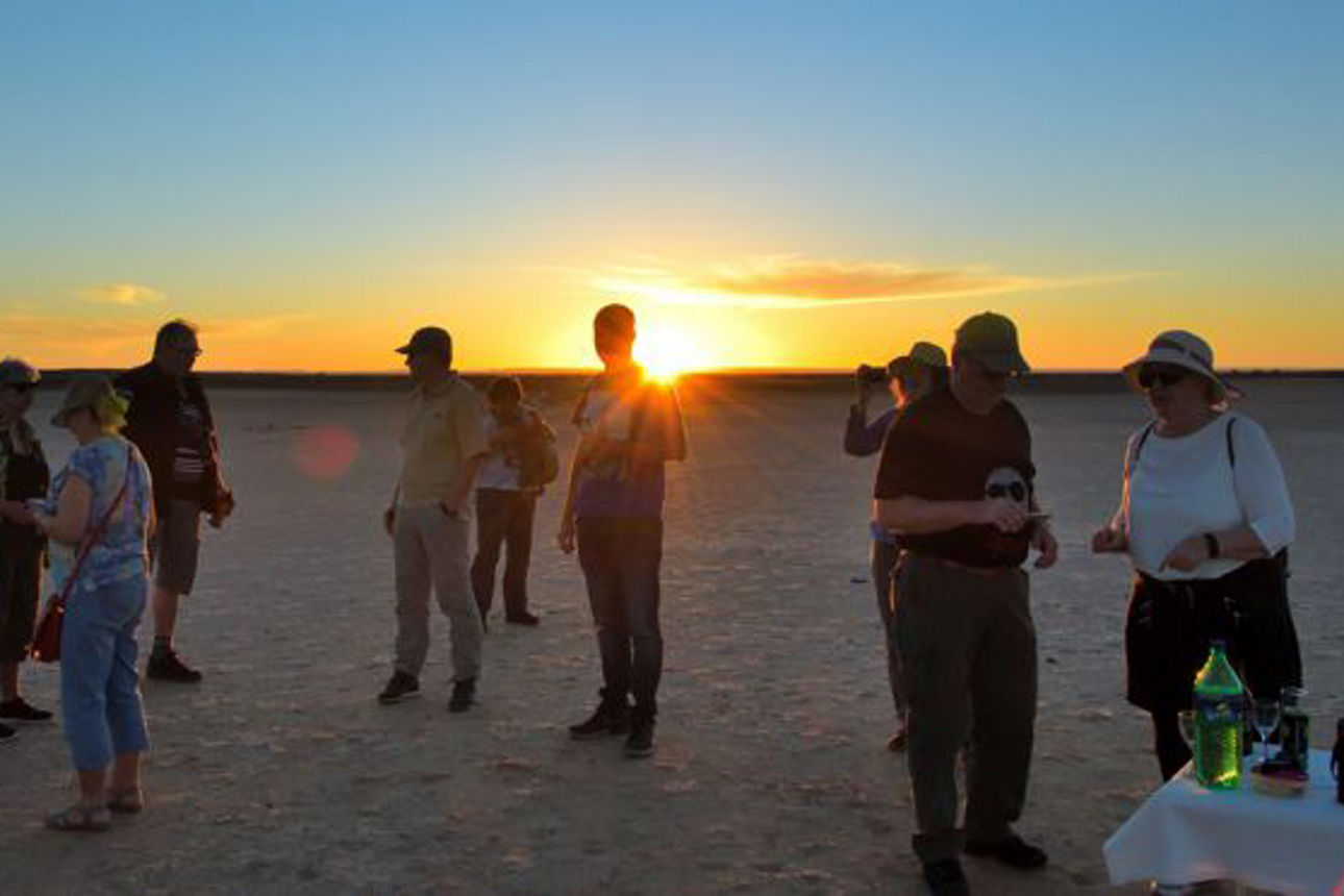 Reisegruppe in Namibia