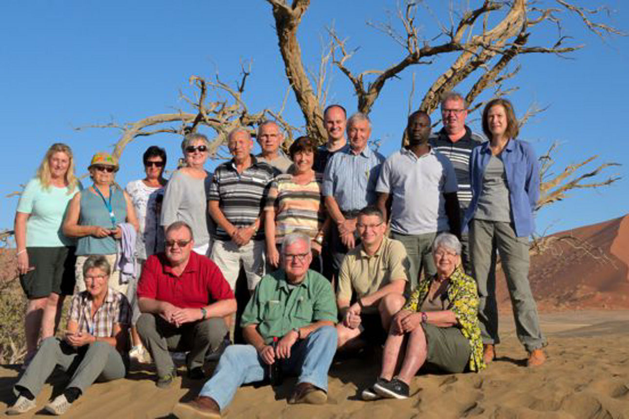 Reisegruppe in Namibia