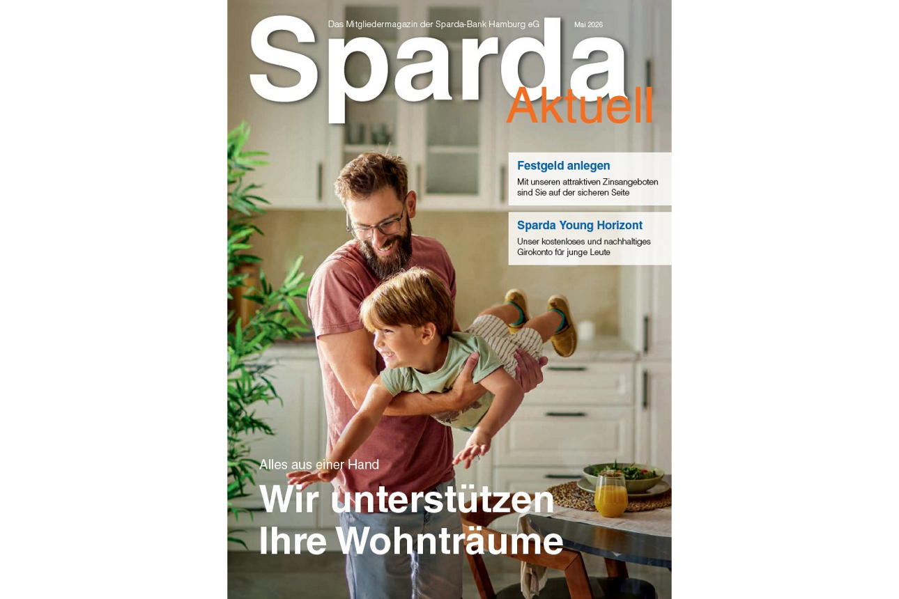 Titelblatt der neuen Ausgabe Sparda Aktuell 01 2026