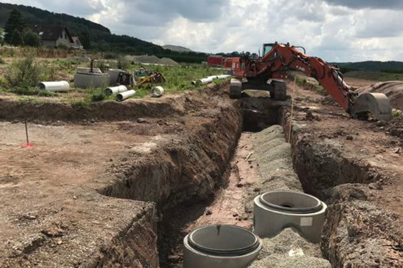  Die ersten Bauherren haben begonnen. 