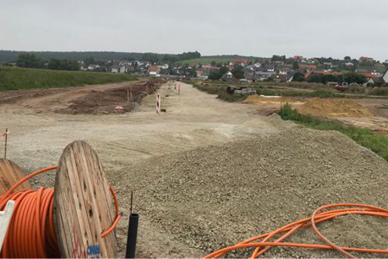  Die ersten Bauherren haben begonnen. 