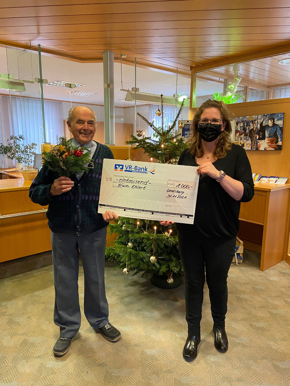 Überraschender Geldsegen für Erwin Ehlert