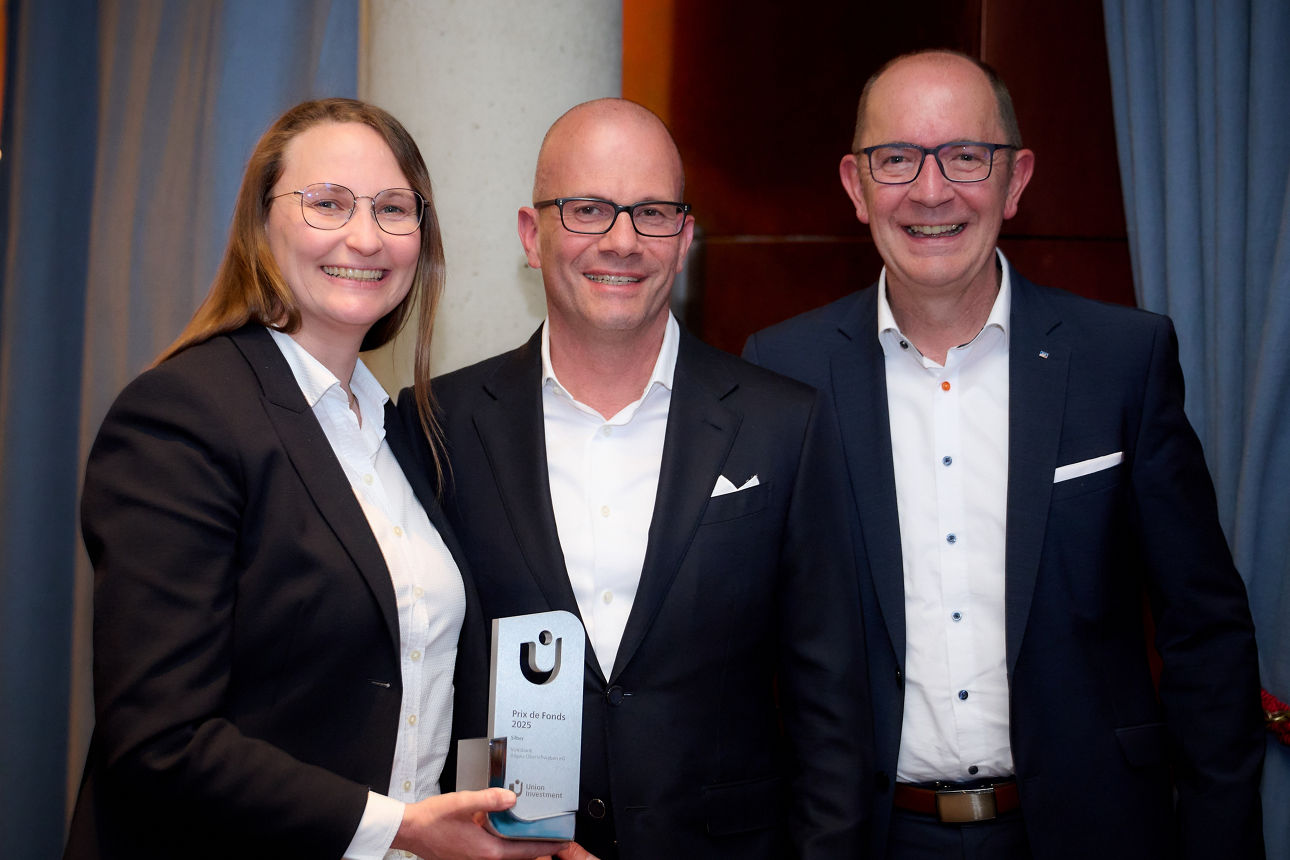 Die Verstände der VBAO bei der Preisverleihung des "Prix de Fonds"