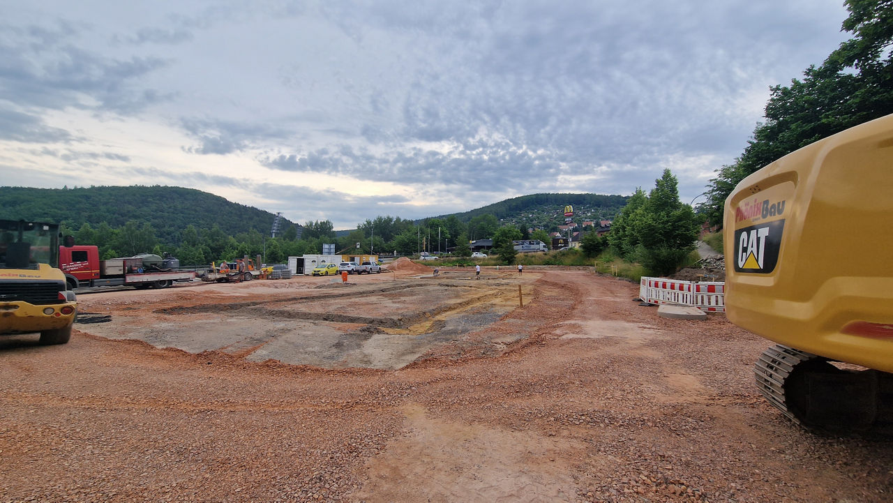 Das Fundament der neuen Filaile