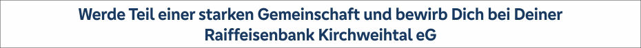 Ein weißes rechteckiges Banner mit blauem Text
