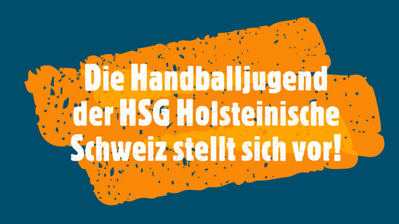 Handballjugend der HSG Holsteinische Schweiz sagt DANKE Volksbank Eutin Raiffeisenbank eG
