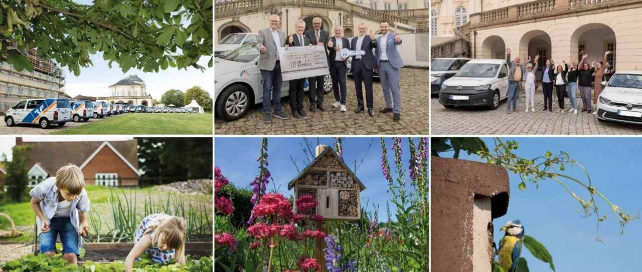 Collage über Spendenübergaben im vergangenen Jahr