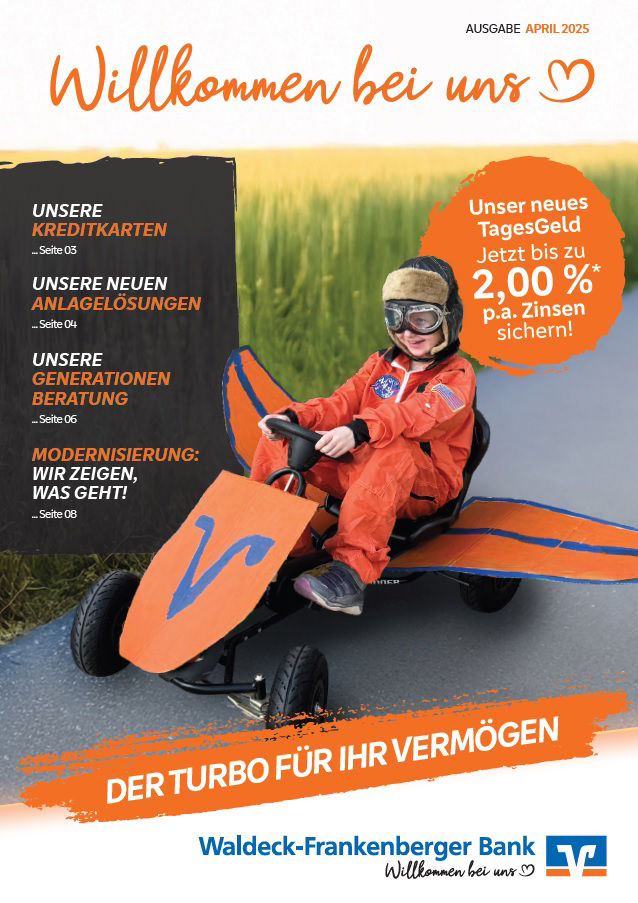 Titelbild Kundemagazin Ausgabe April