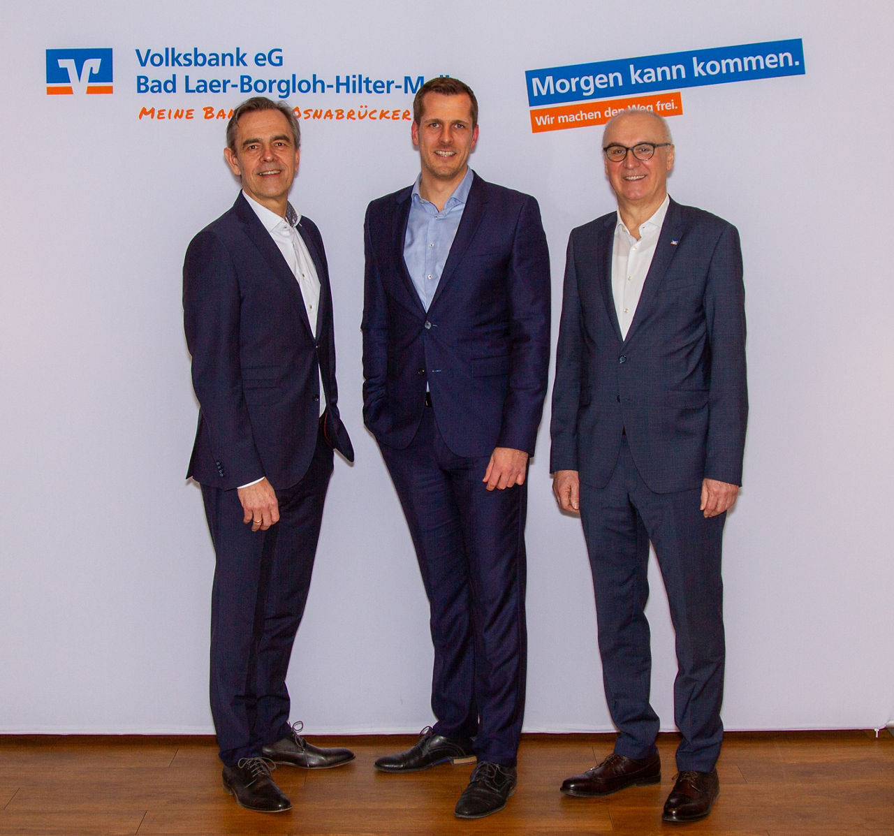 Vorstandsmitglieder der Volksbank eG Bad Laer-Borgloh-Hilter-Melle