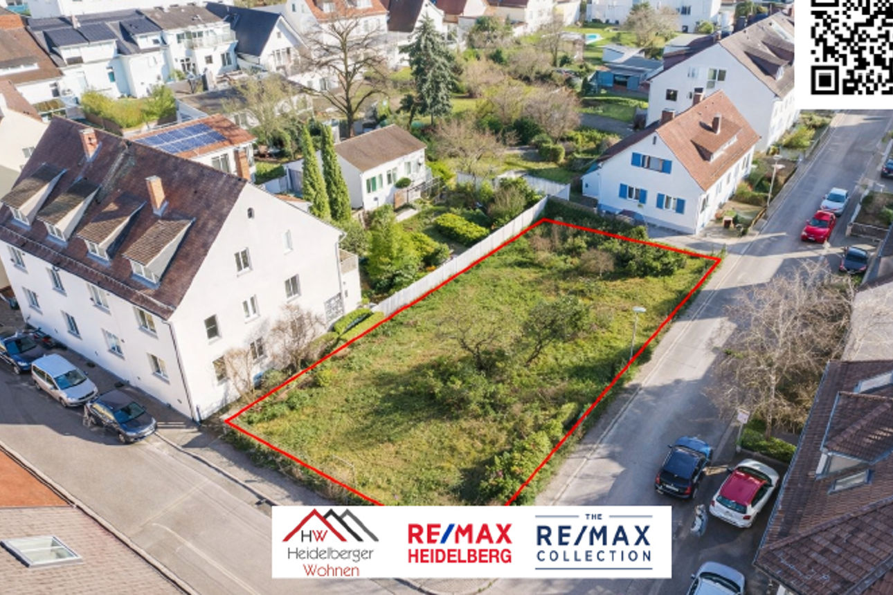 Baugrundstück Ansicht von oben