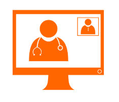 Arztbesuch per App Icon