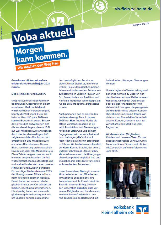 Kundenzeitung 2025