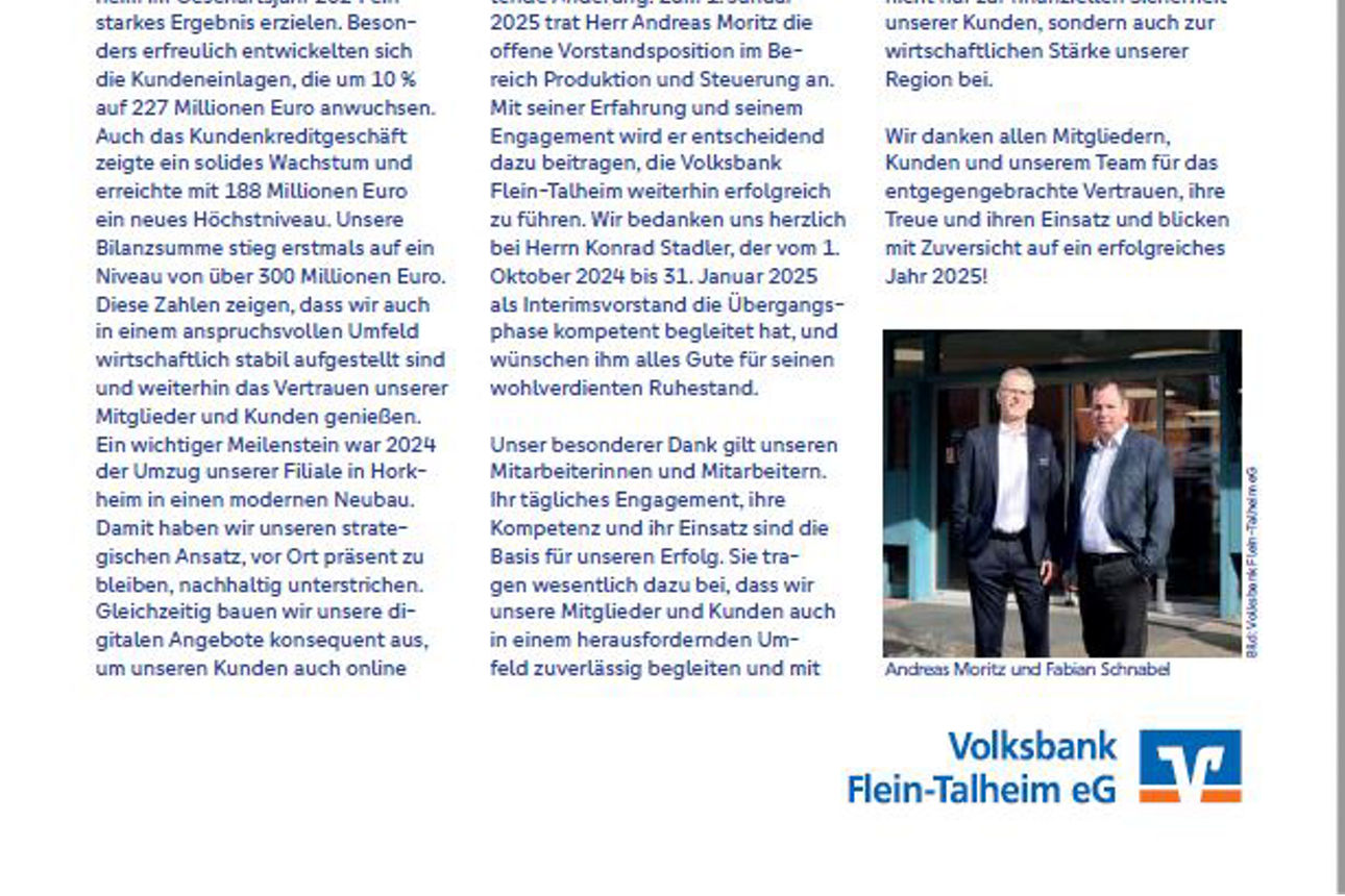 Kundenzeitung 2025