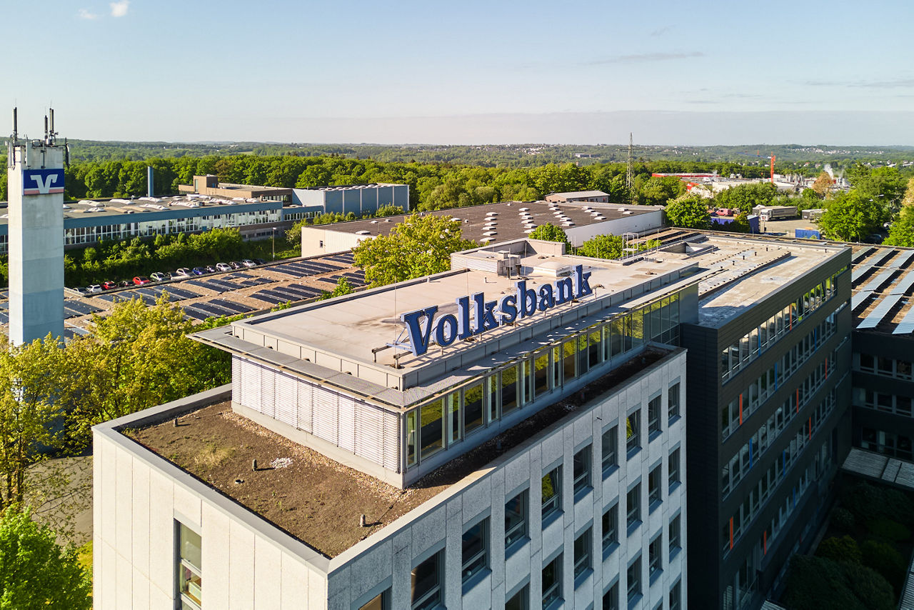 Photovoltaikanlage Volksbank im Bergischen Land