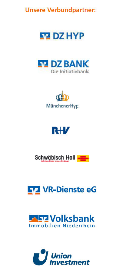 Eine Liste von Logos von Finanzinstituten, die untereinander angeordnet sind.