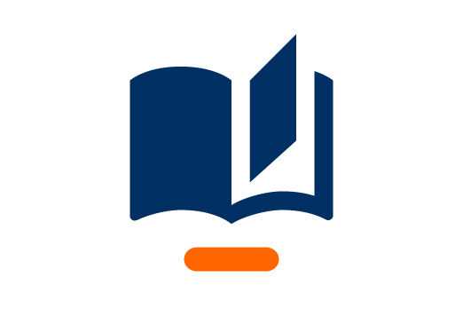 Icon: Ein aufgeschlagenes Magazin