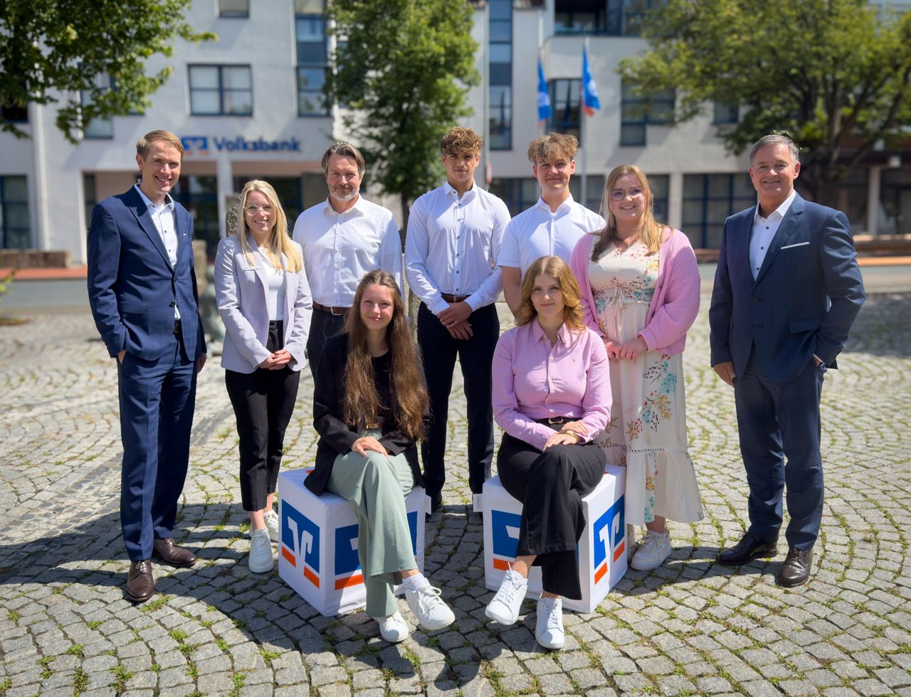 Ausbildungsstart 2025 bei der Volksbank Bad Salzuflen