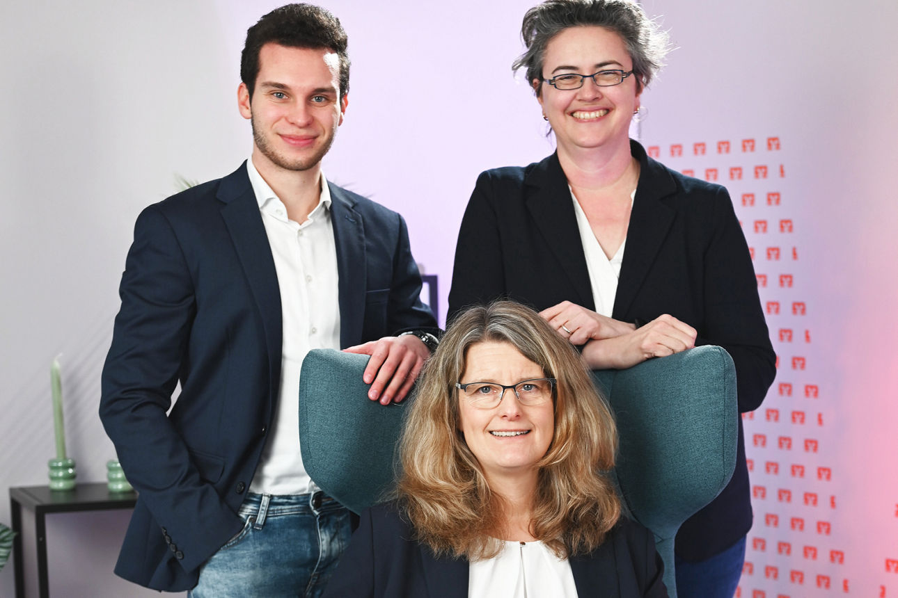 Unsere Personalabteilung ist bei uns im Videostudio