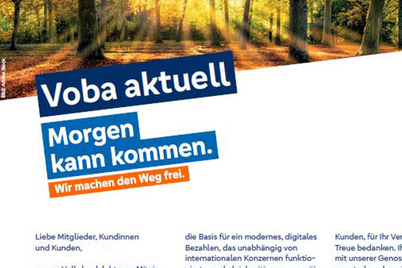 Deckblatt Kundenzeitung