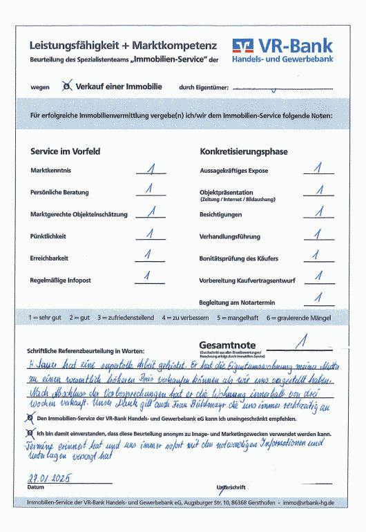 Bild Kundenfeedback